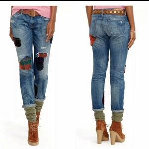 Ralph Lauren Astor Boyfriend Patchwork Jean 29